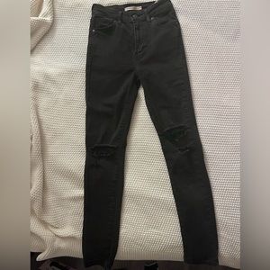 Levi Strauss Black Skinny Jeans